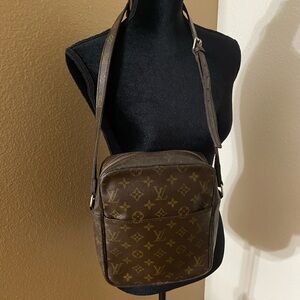 Vintage Monogram Messenger Bag